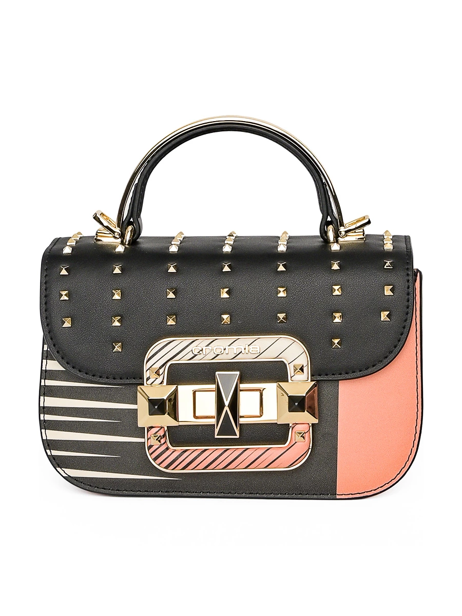 Сумка сэтчел-мини с заклепками